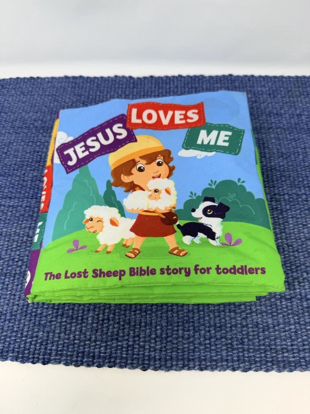 Soft Cloth Crinkle Baby Book Jesus Loves Me